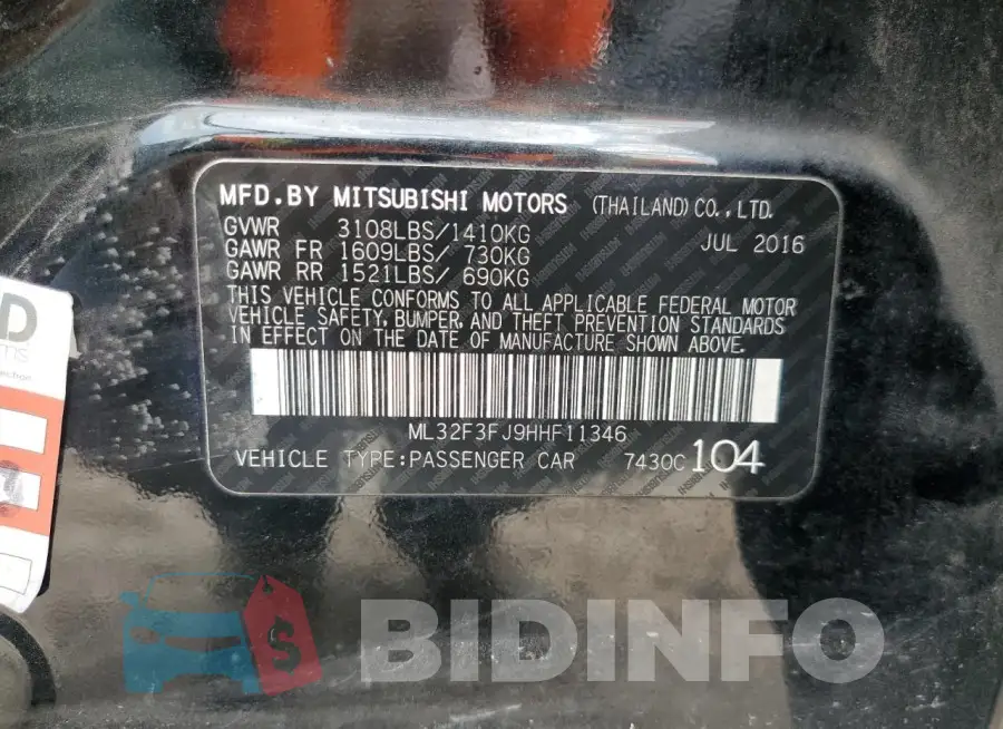 ML32F3FJ9HHF11346 Photo# 13