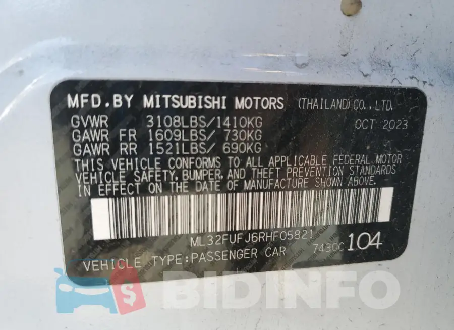ML32FUFJ6RHF05821 Photo# 12