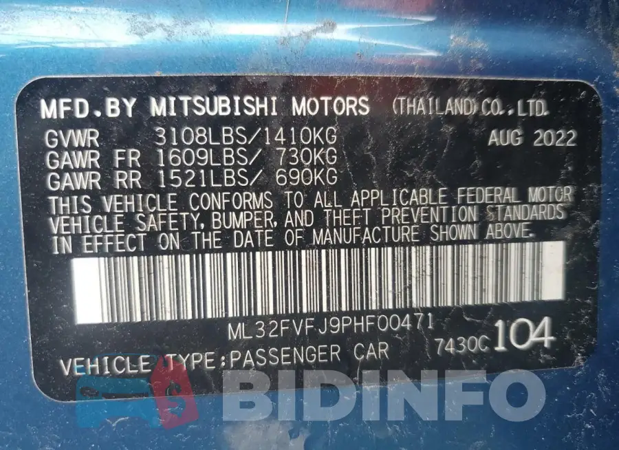 ML32FVFJ9PHF00471 Photo# 12