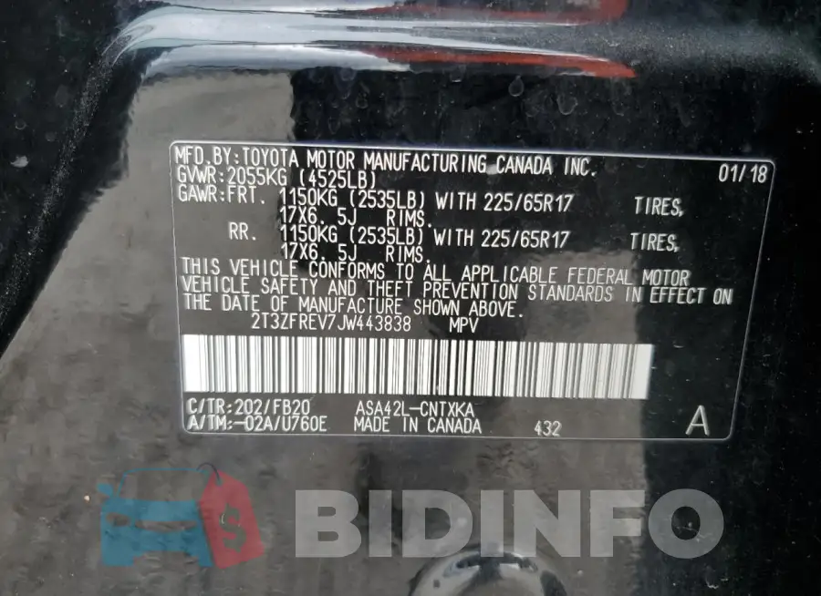 2T3ZFREV7JW443838 Photo# 14