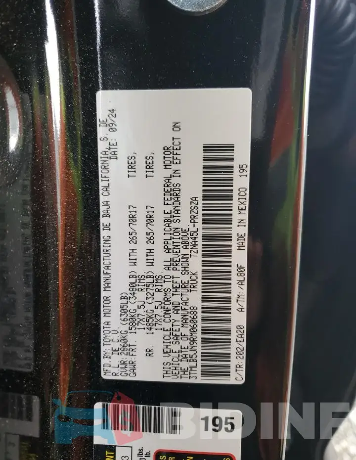 3TMLB5JN9RM060688 Photo# 13