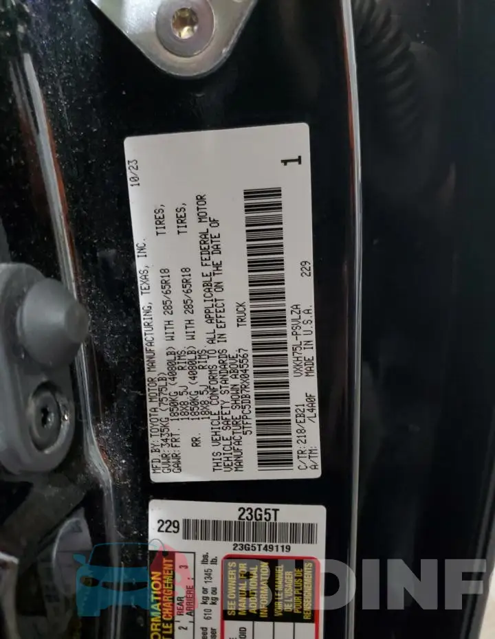 5TFPC5DB7RX045567 Photo# 13