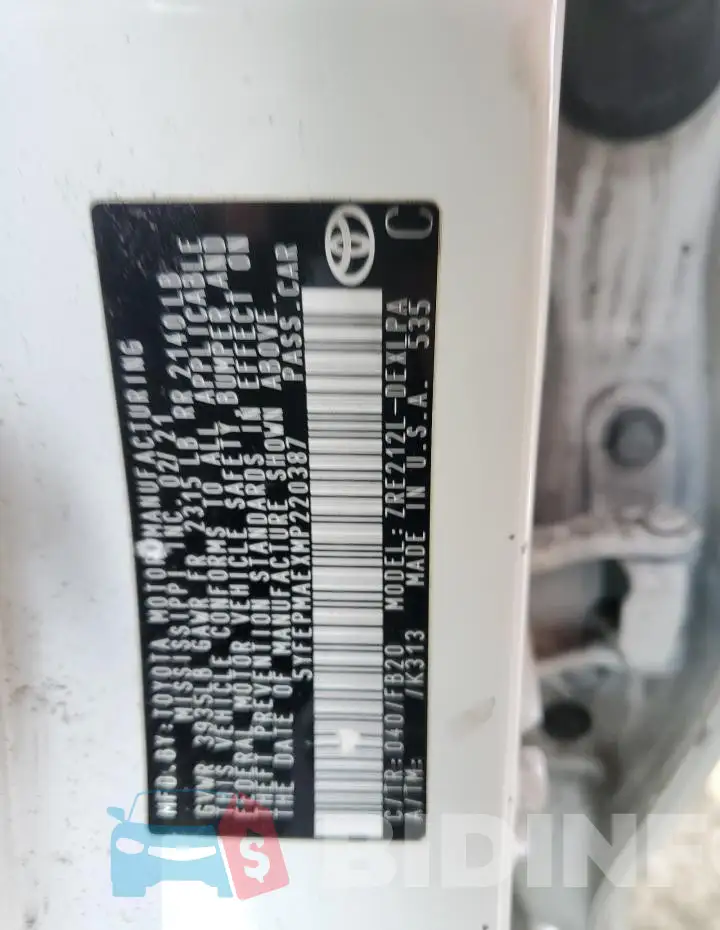 5YFEPMAEXMP220387 Photo# 12