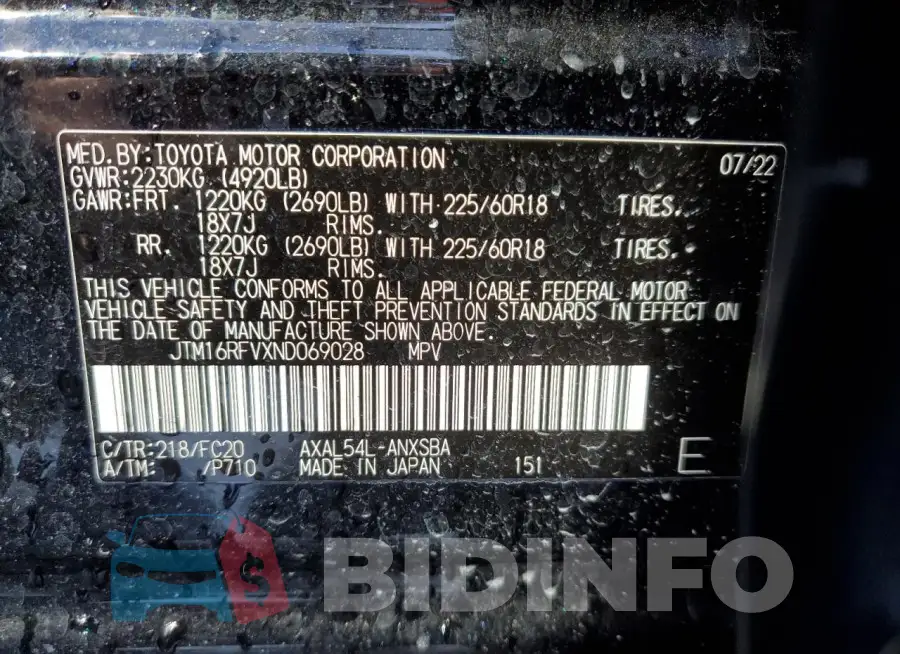 JTM16RFVXND069028 Photo# 13