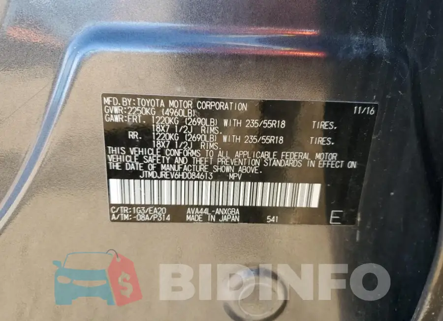 JTMDJREV6HD084613 Photo# 14