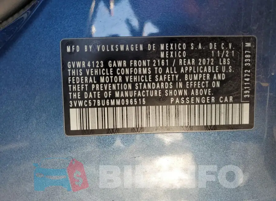 3VWC57BU6MM096515 Photo# 12