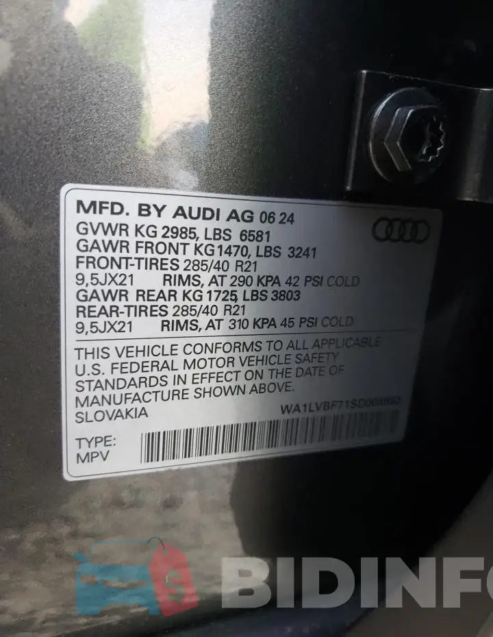 WA1LVBF71SD008953 Photo# 14