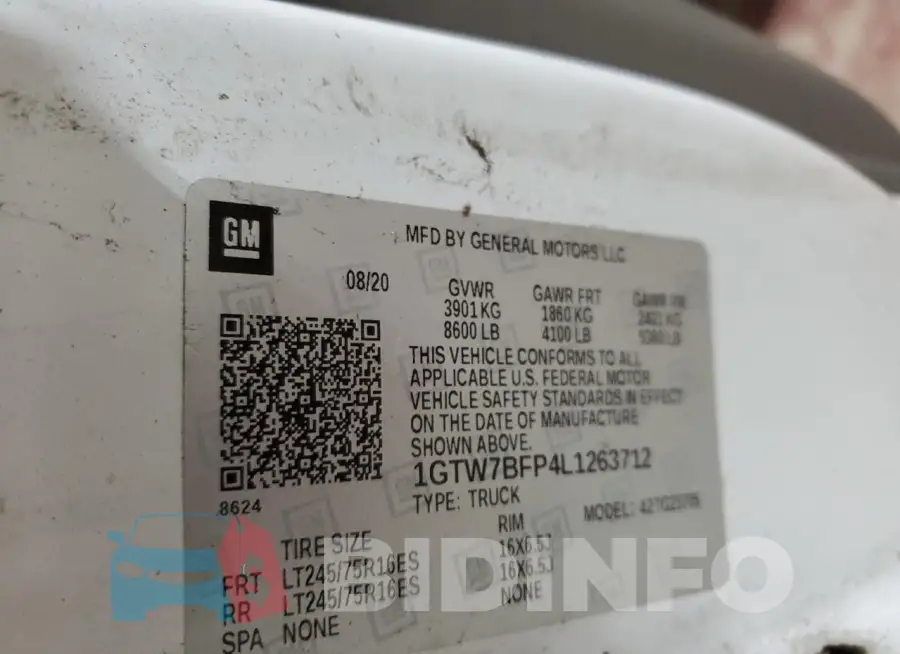 1GTW7BFP4L1263712 Photo# 13
