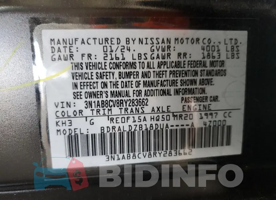 3N1AB8CV8RY283662 Photo# 12