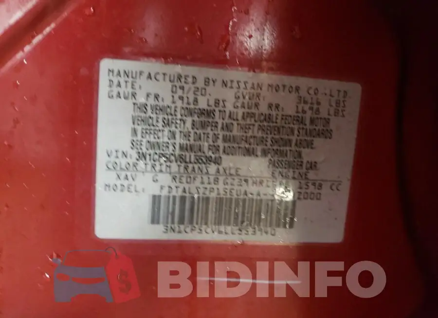3N1CP5CV6LL553940 Photo# 12