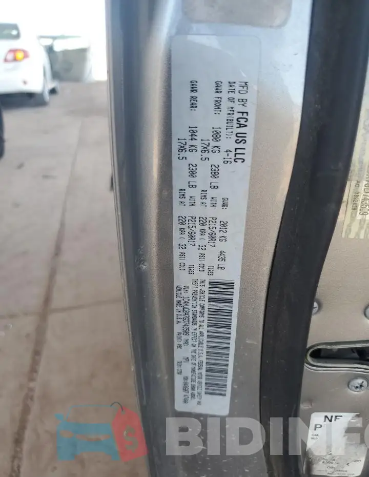 1C4NJCBA7GD743509 Photo# 13