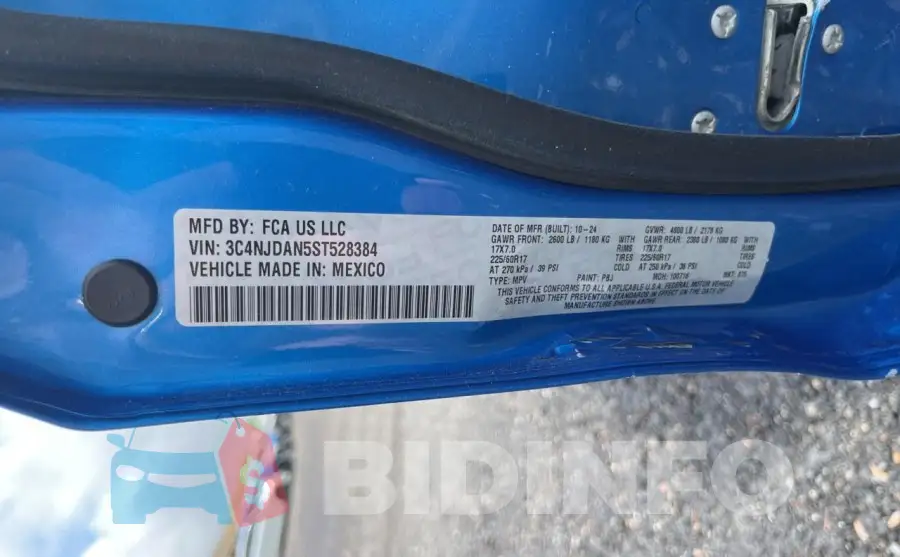 3C4NJDAN5ST528384 Photo# 10