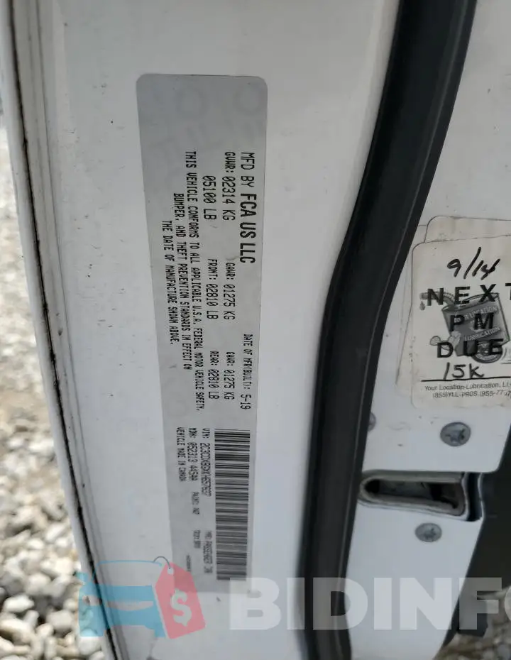 2C3CDXBGXKH657637 Photo# 12