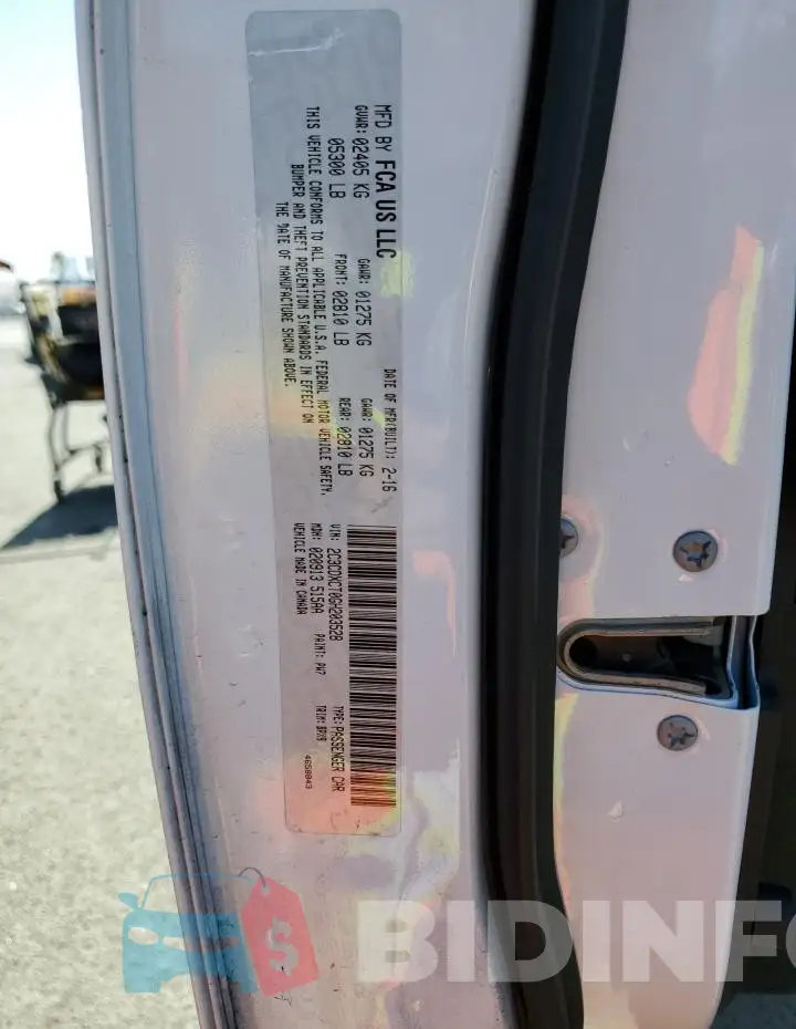2C3CDXCT0GH203528 Photo# 12