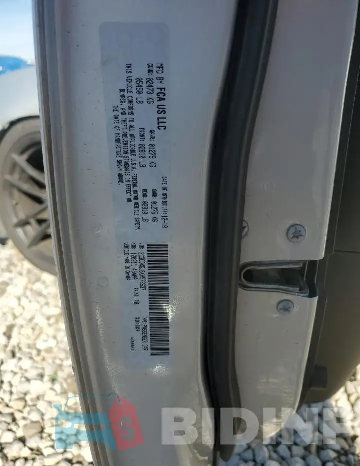 2C3CDXGJ6KH572637 Photo# 12