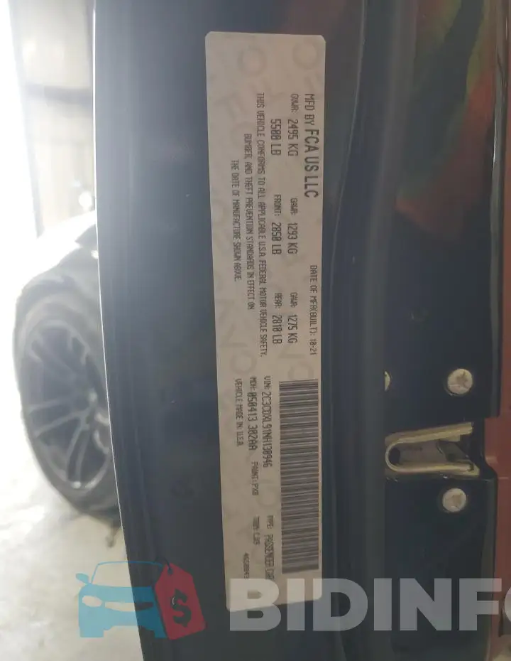 2C3CDXL91LH140874 Photo# 12
