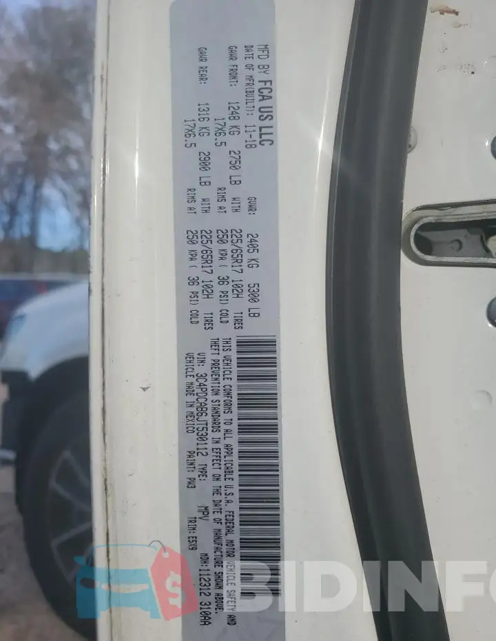 3C4PDCAB6JT530112 Photo# 13