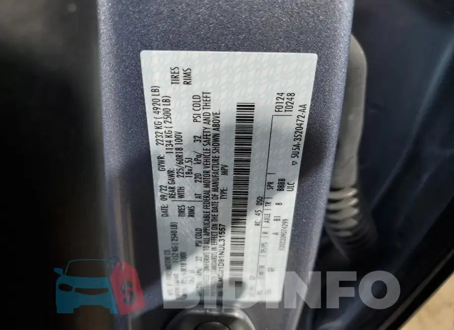 5LMCJ1D91NUL31557 Photo# 13