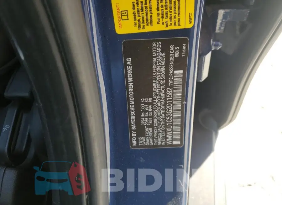 WMWXU1C53G2D11582 Photo# 12