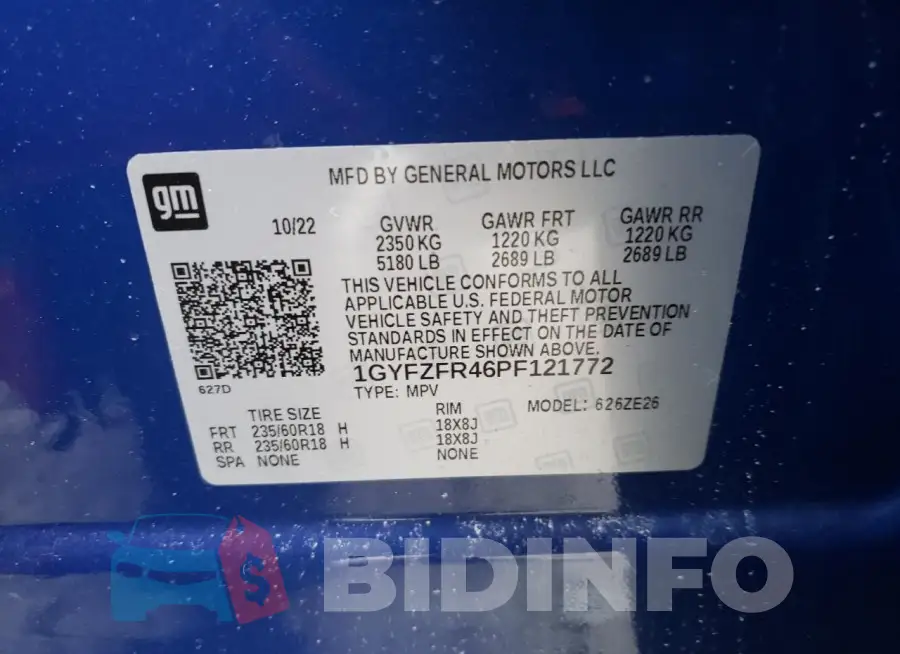 1GYFZFR46PF121772 Photo# 13