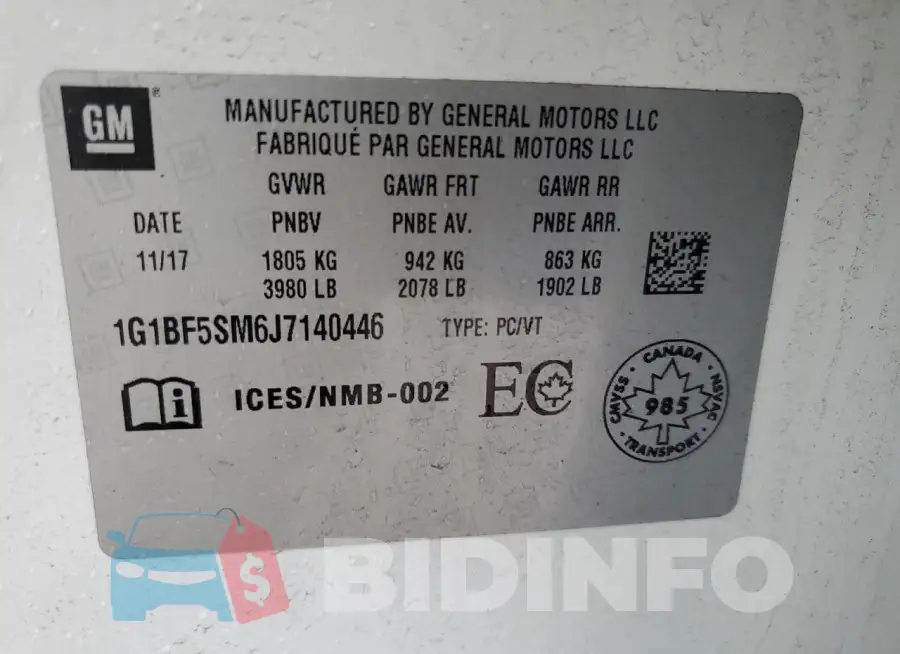 1G1BF5SM6J7140446 Photo# 12