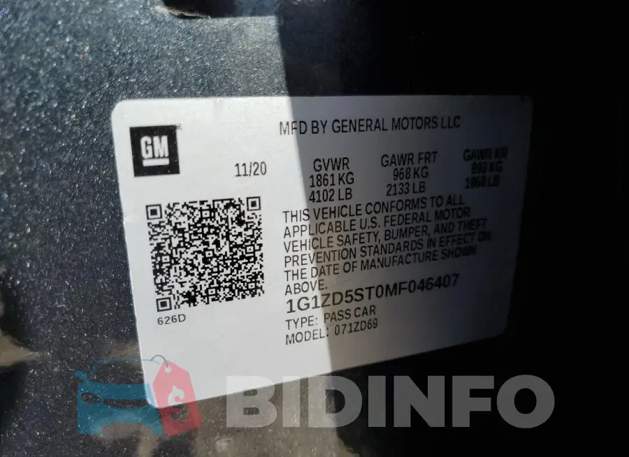 1G1ZD5ST0MF046407 Photo# 12