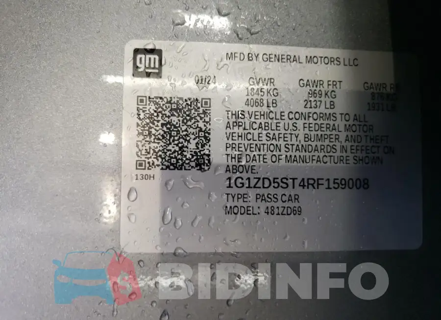 1G1ZD5ST4RF159008 Photo# 13