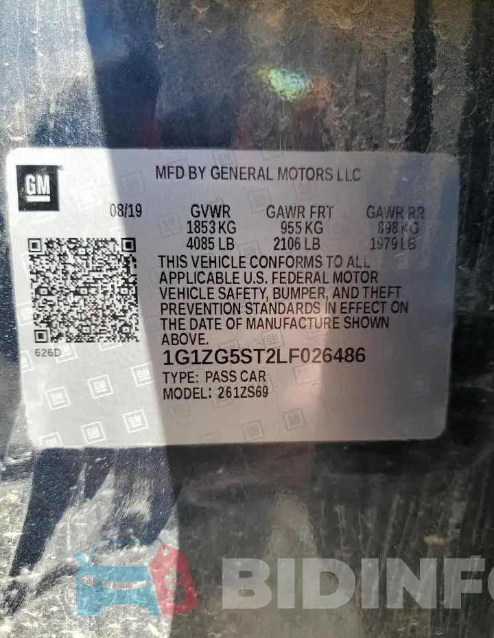 1G1ZG5ST2LF026486 Photo# 12