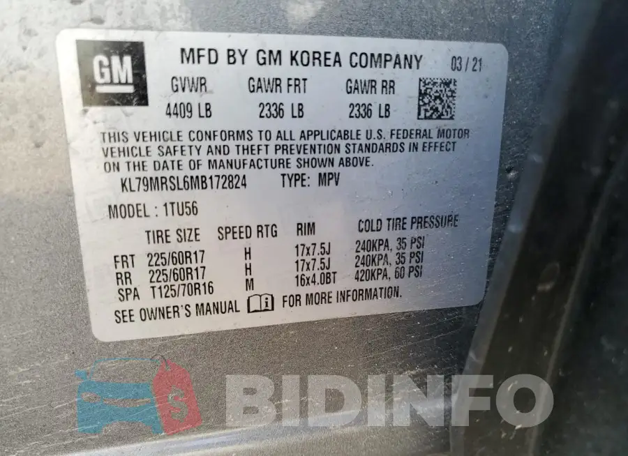 KL79MRSL6MB172824 Photo# 13