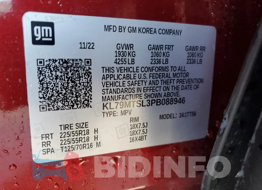 KL79MTSL3PB088946 Photo# 14