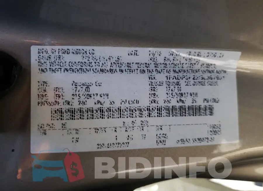 1FADP3F22GL397961 Photo# 12