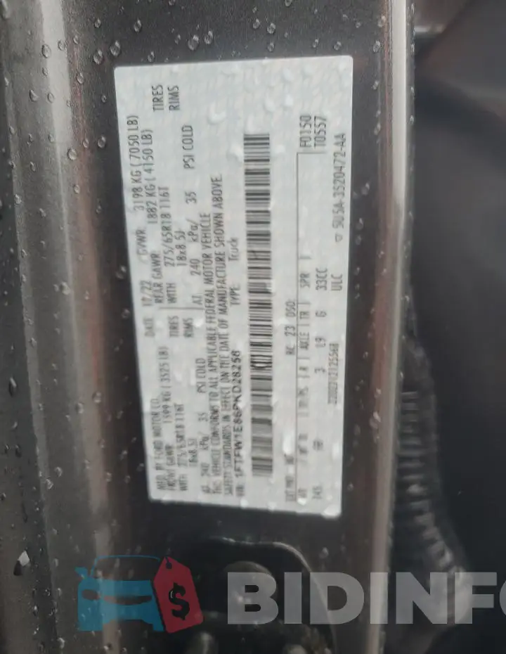 1FTFW1E86PKD28258 Photo# 13