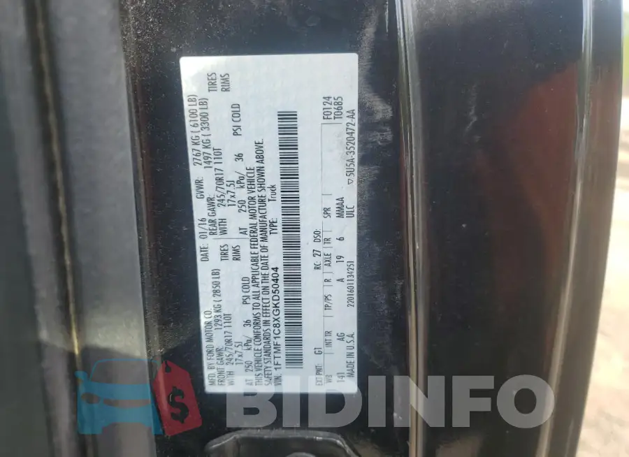 1FTMF1C8XGKD50404 Photo# 12
