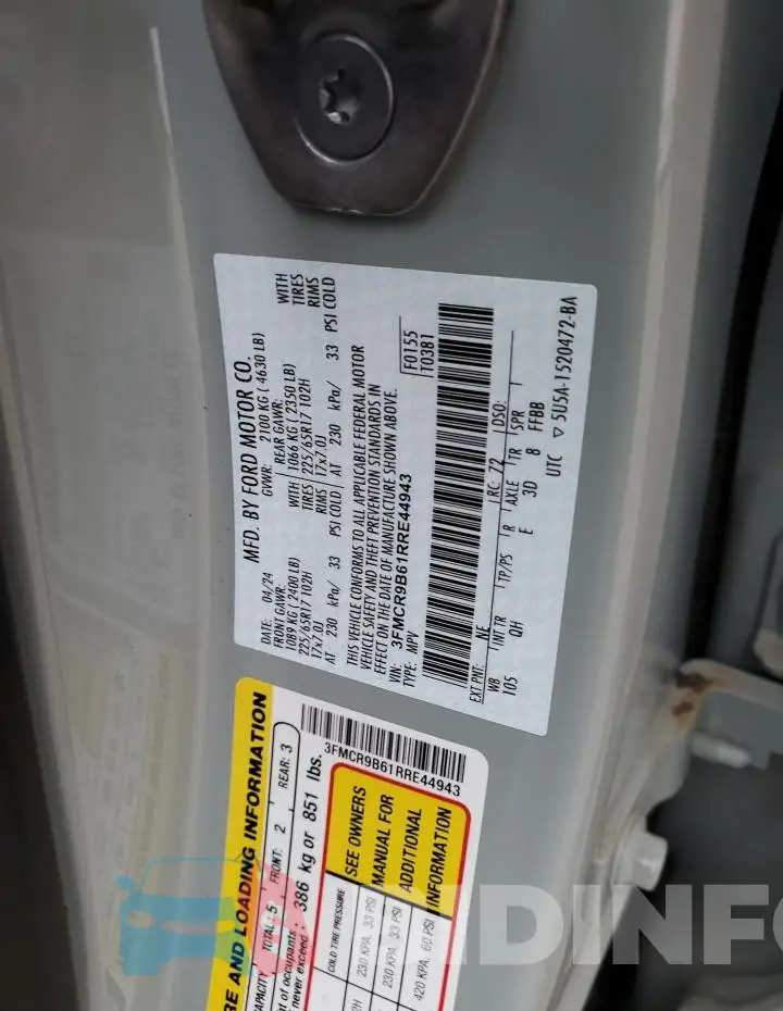 3FMCR9B61RRE44943 Photo# 13