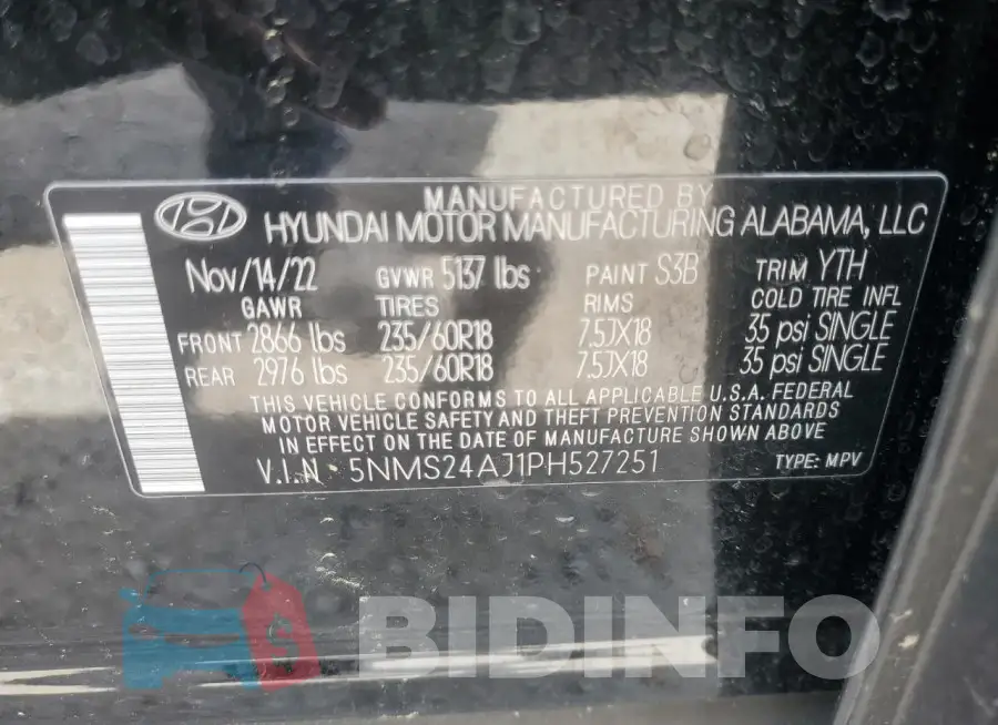 5NMS24AJ1PH527251 Photo# 13