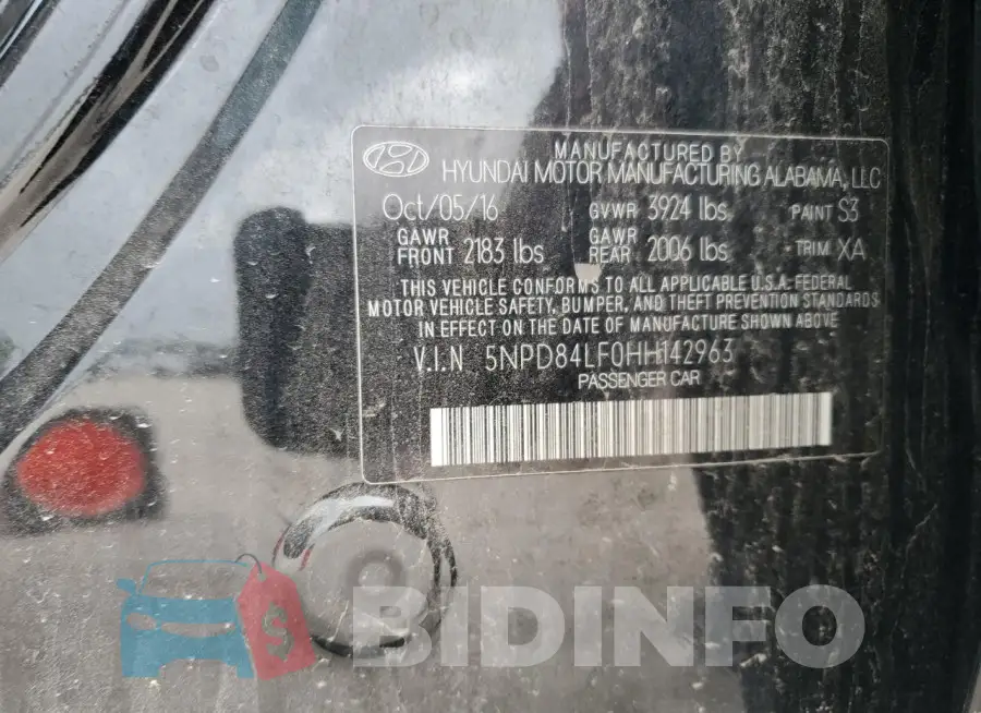5NPD84LF0HH142963 Photo# 12