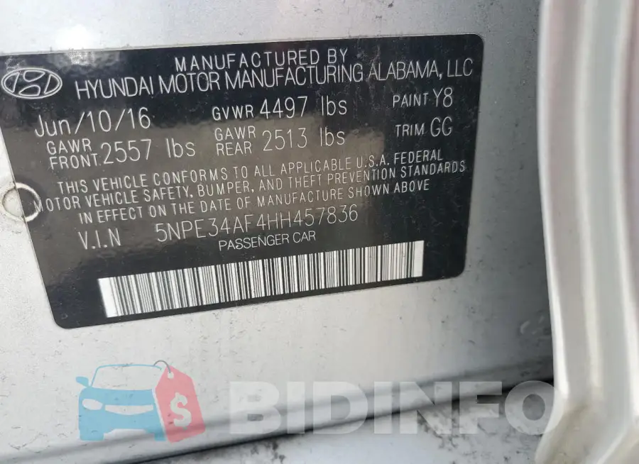 5NPE34AF4HH457836 Photo# 13