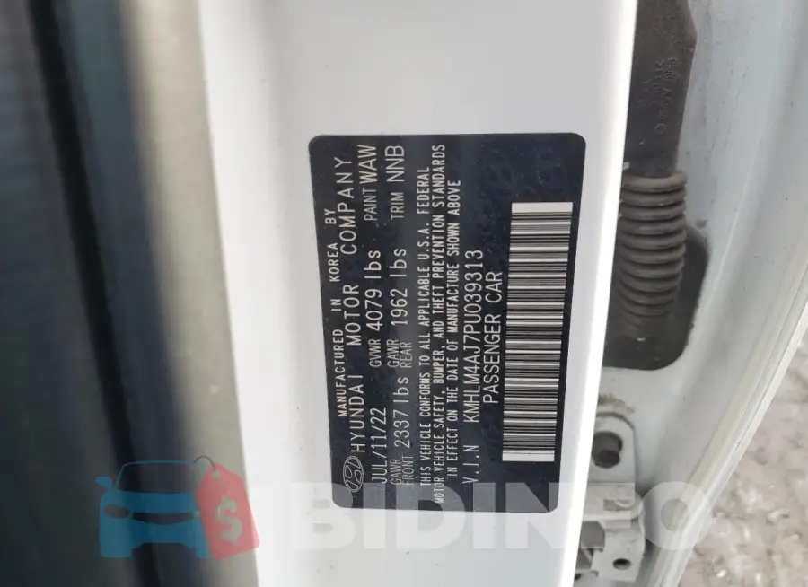 KMHLM4AJ7PU039313 Photo# 13