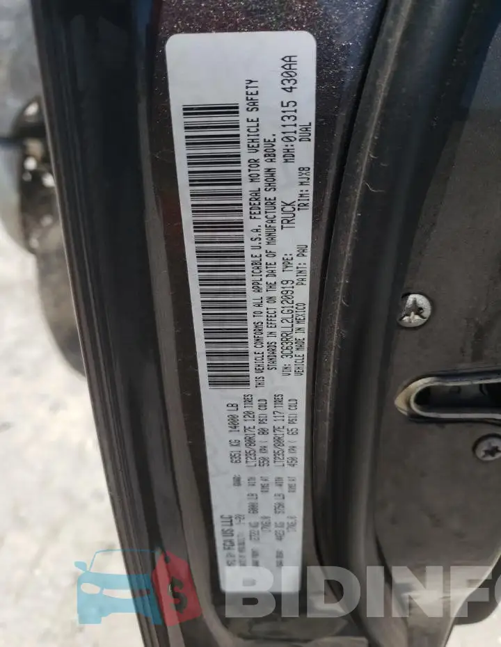 3C63RRLL2LG120919 Photo# 12