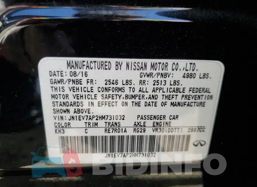 JN1EV7AP2HM731032 Photo# 12