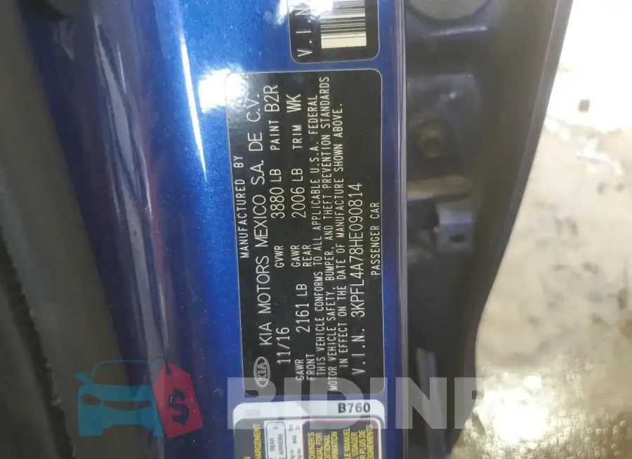 3KPFL4A78HE090814 Photo# 12