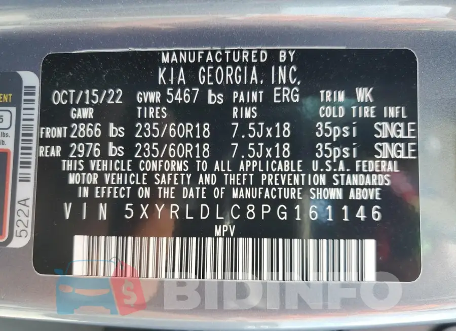 5XYRLDLC8PG161146 Photo# 13