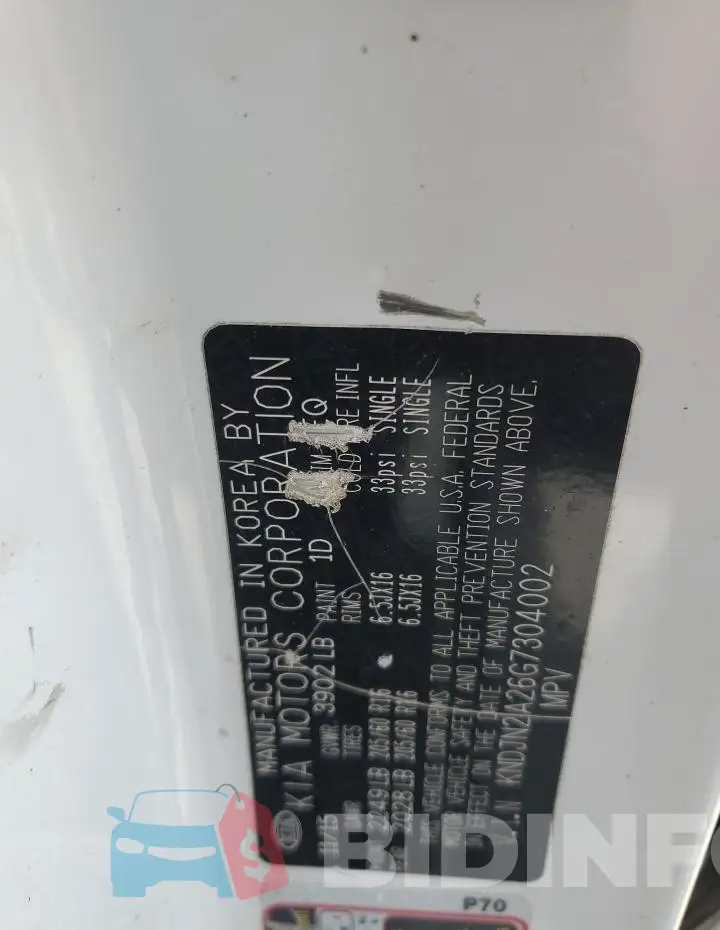 KNDJN2A26G7304002 Photo# 12