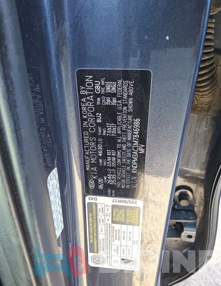 KNDPM3AC1M7846986 Photo# 13