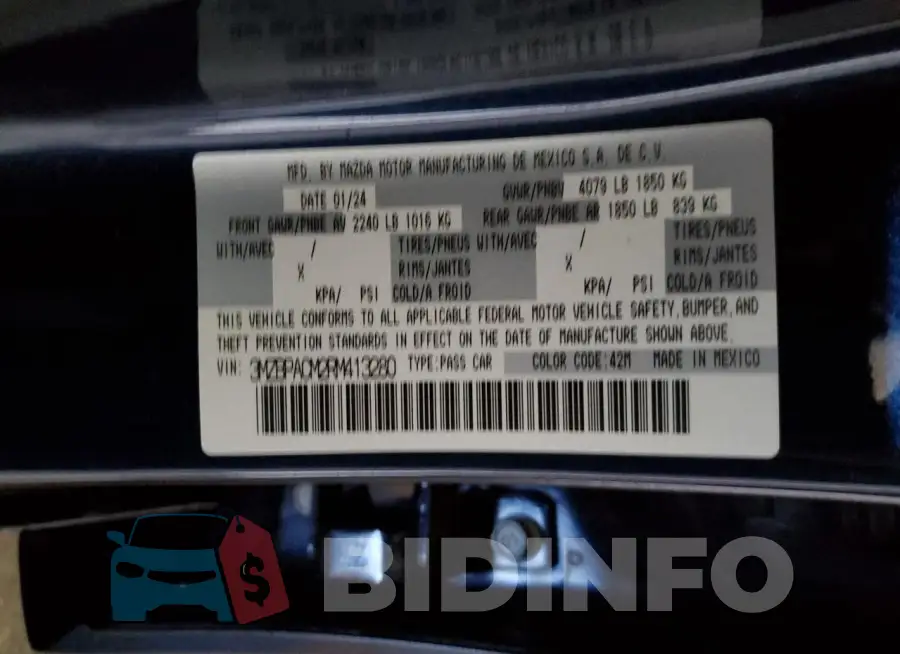 3MZBPACM2RM413280 Photo# 12