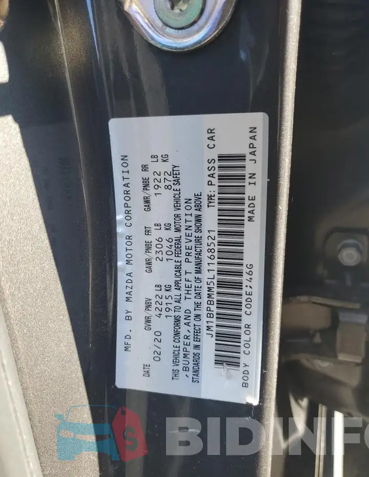 JM1BPBMM5L1168521 Photo# 12