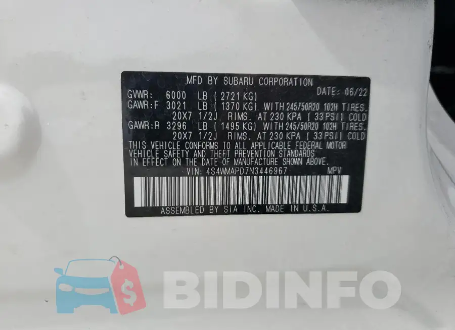 4S4WMAPD7N3446967 Photo# 14