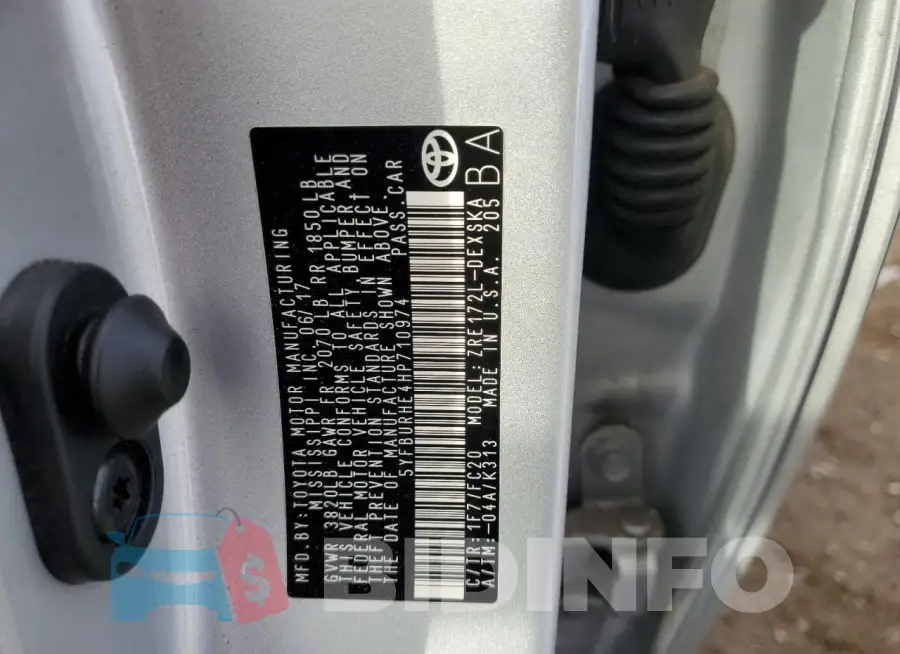 5YFBURHE4HP710974 Photo# 12
