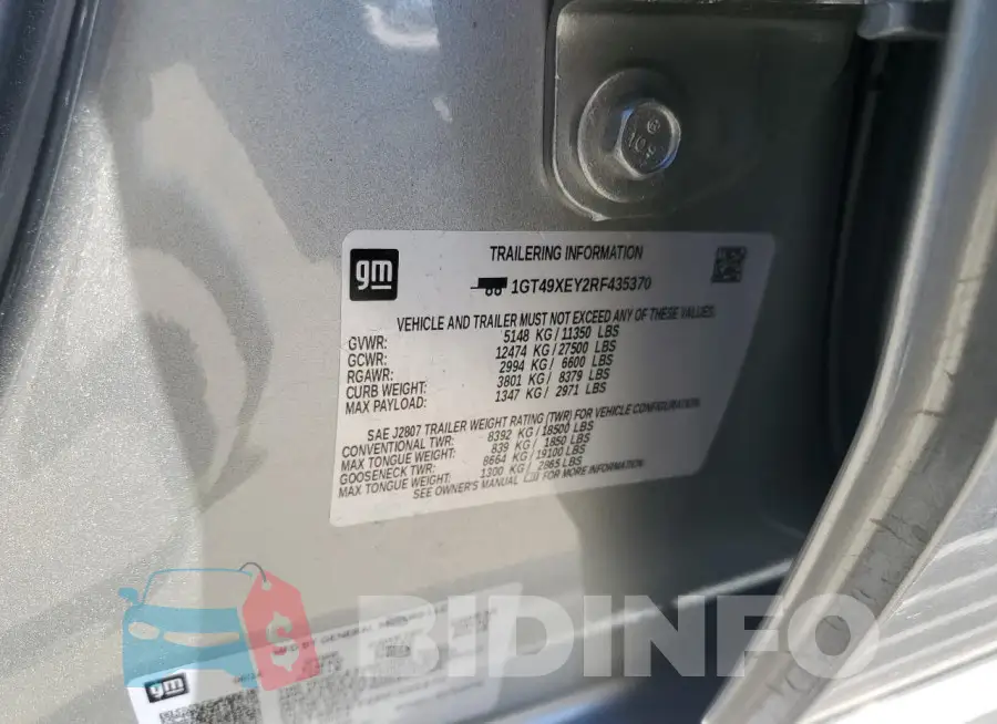 1GT49XEY2RF435370 Photo# 12