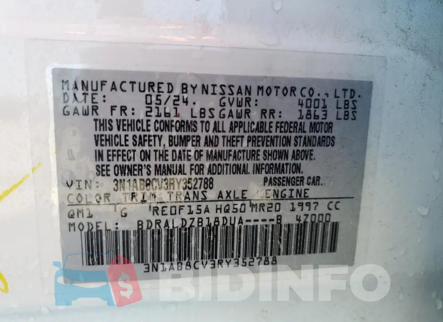 3N1AB8CV3RY352788 Photo# 13